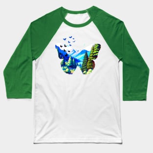 Butterfly in Nature Baseball T-Shirt